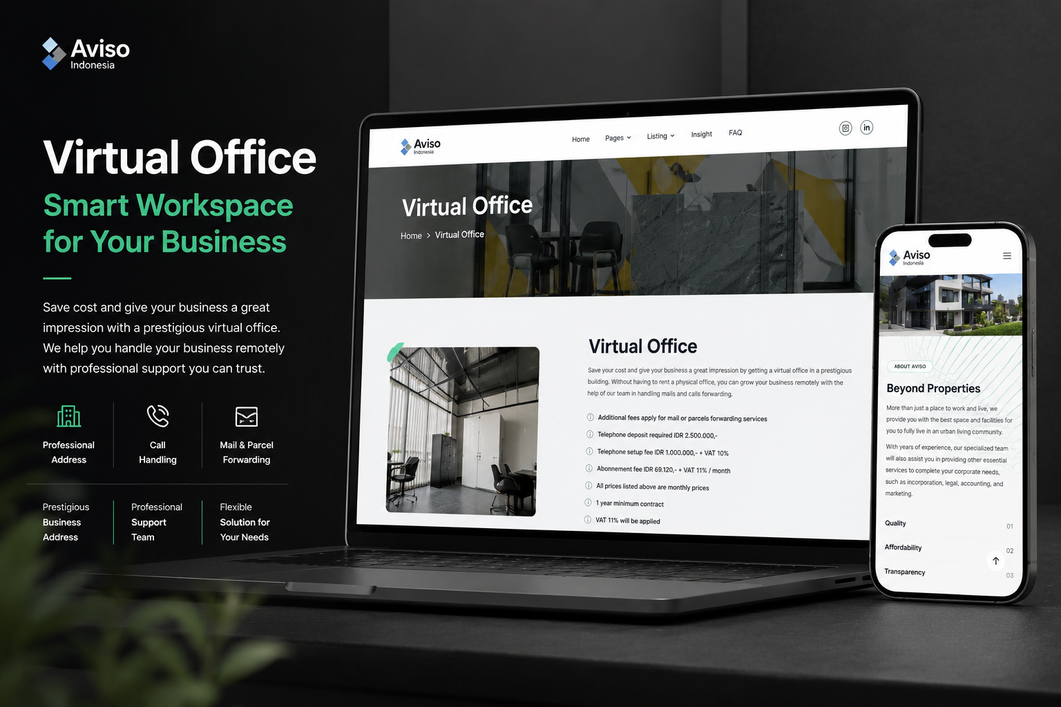 Website Company Profile Aviso