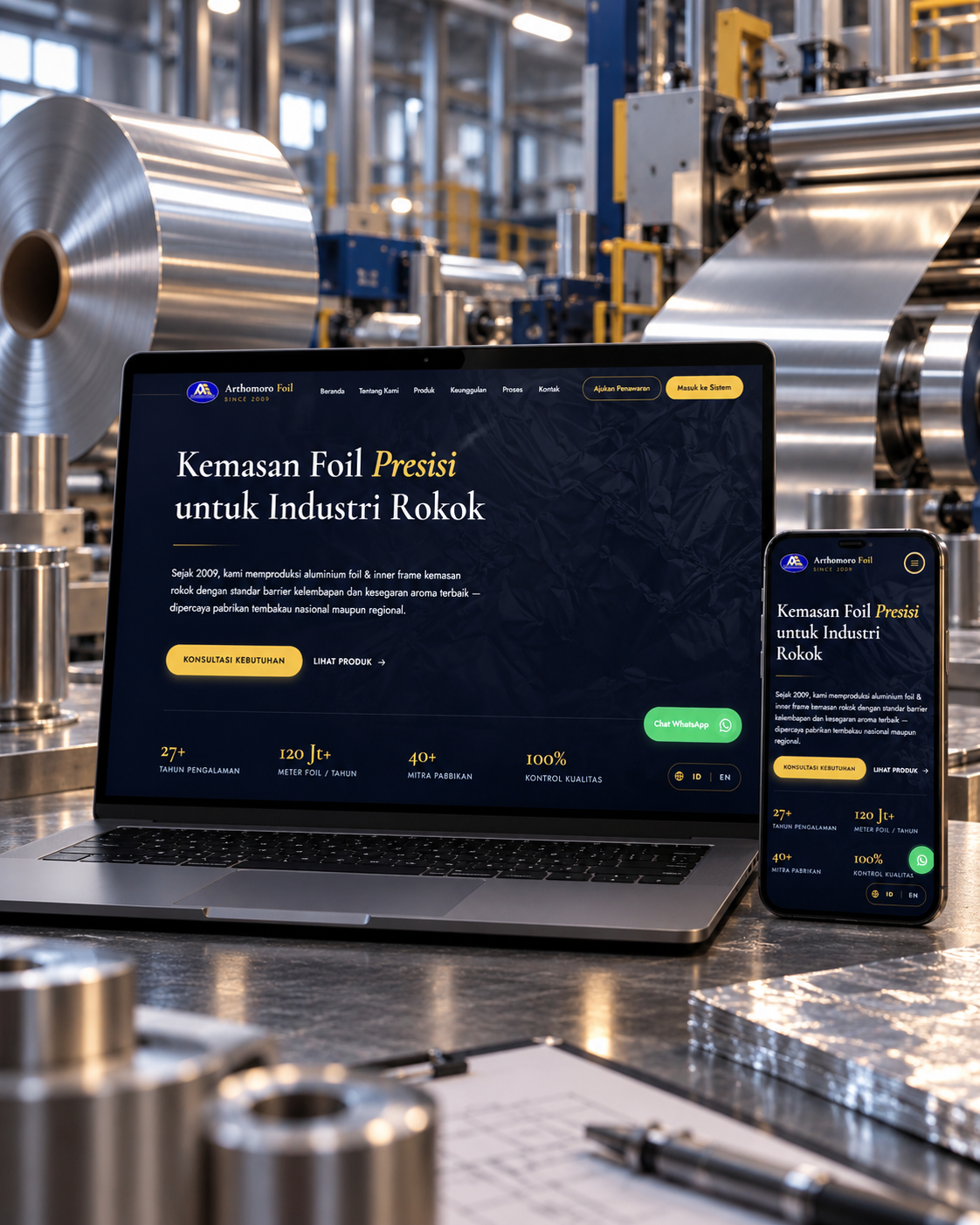 CV Arthomoro Ephata (FOIL) - Company Profile Perusahaan